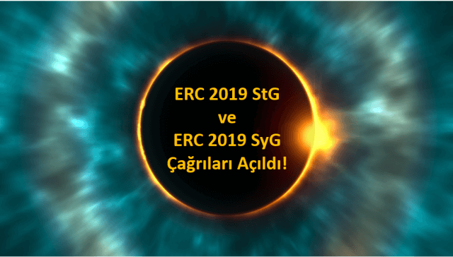 ERC 2019 STARTİNG VE SYNERGY GRANT ÇAĞRILARI AÇILDI!