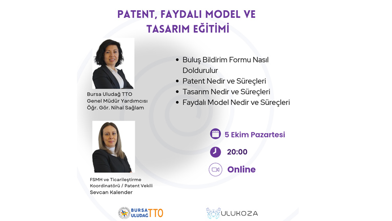 PATENT, FAYDALI MODEL VE TASARIM EĞİTİMİ 